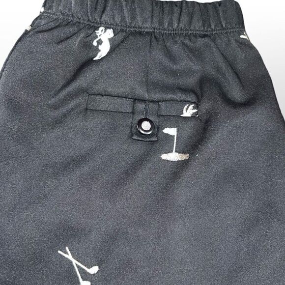 Women's Coral Bay Black Golf High Waisted Golf Shorts Casual Shorts Sz 14 - Picture 7 of 7